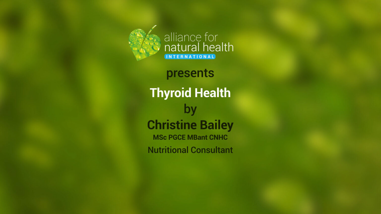 Anh practitioner webinar christinebailey